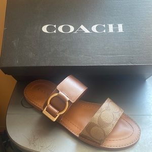 Brand new, never worn, Coach sandal